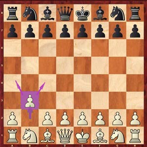 حالت ششم شروع بازی شطرنج(b3.1)